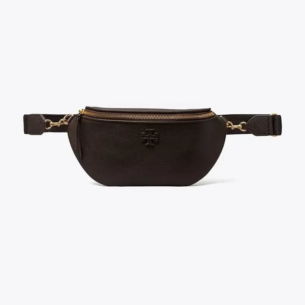 NEW‼️Tory Burch Thea Belt Bag 165917 Deep Brown $390